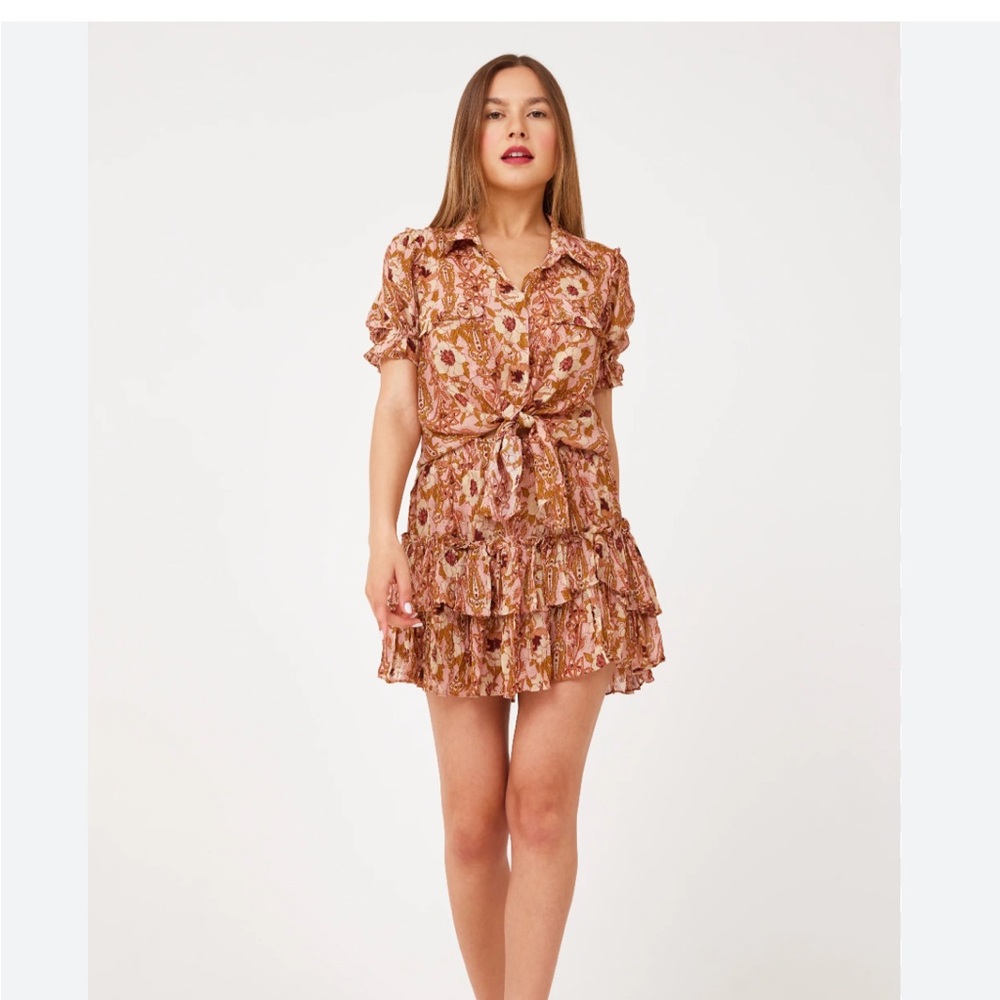 Misa Los Angeles Nahla San Lorenzo Flora SET skirt and top